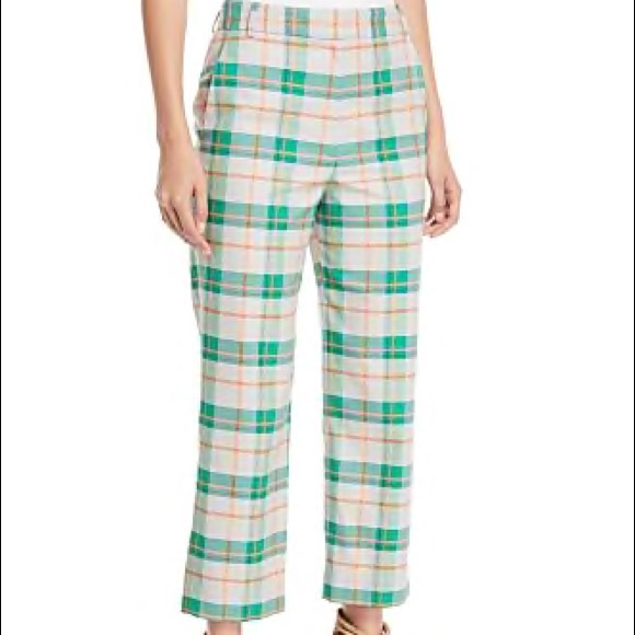 Tibi again Plaid Tailored Trousers - Picture 3 of 4